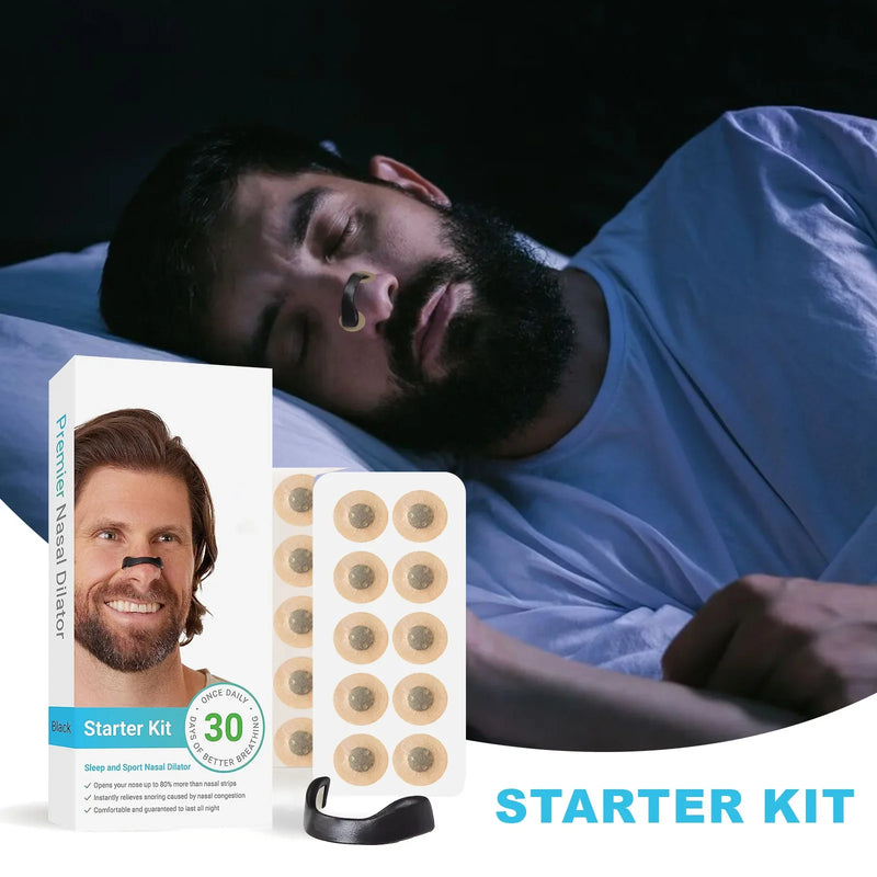 Dilatadores de Respiração Nasal – Kits Iniciais com Tiras Magnéticas
