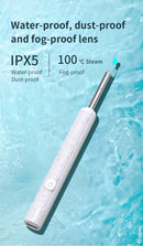 Limpador visual inteligente de ouvido com câmera 1296p e Conexão Wi-Fi