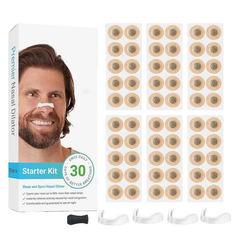 Dilatadores de Respiração Nasal – Kits Iniciais com Tiras Magnéticas