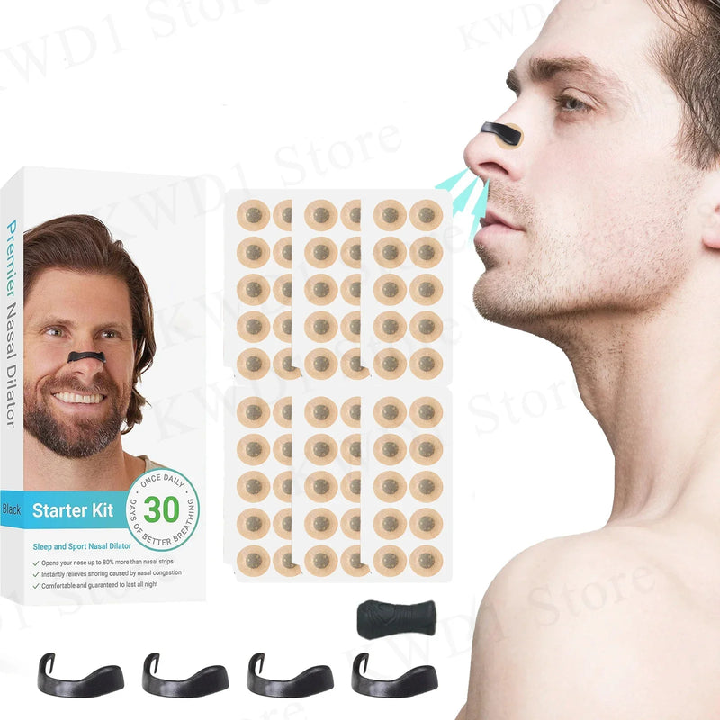 Dilatadores de Respiração Nasal – Kits Iniciais com Tiras Magnéticas